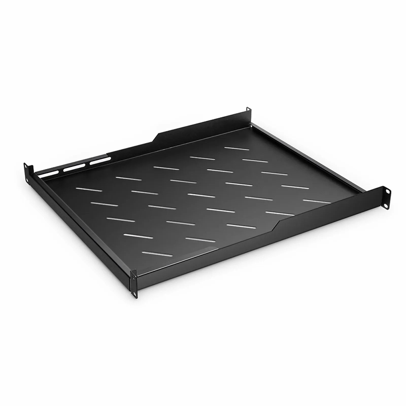 SFPS 1U 19'' Vented Cantilever Fixed Shelf, SPCC, 21"(550mm) Deep, 132lbs (60kg) Capacity