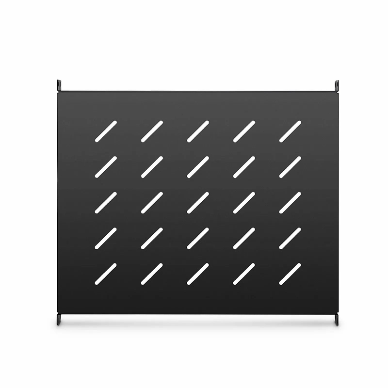 SFPS 1U 19'' Vented Cantilever Fixed Shelf, SPCC, 21"(550mm) Deep, 132lbs (60kg) Capacity