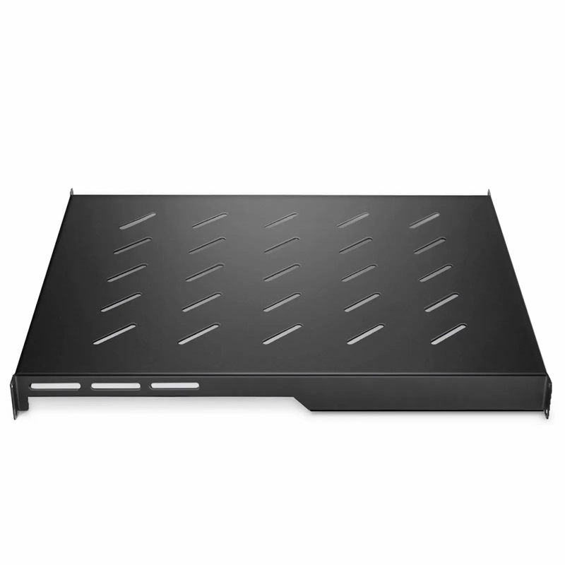 SFPS 1U 19'' Vented Cantilever Fixed Shelf, SPCC, 21"(550mm) Deep, 132lbs (60kg) Capacity