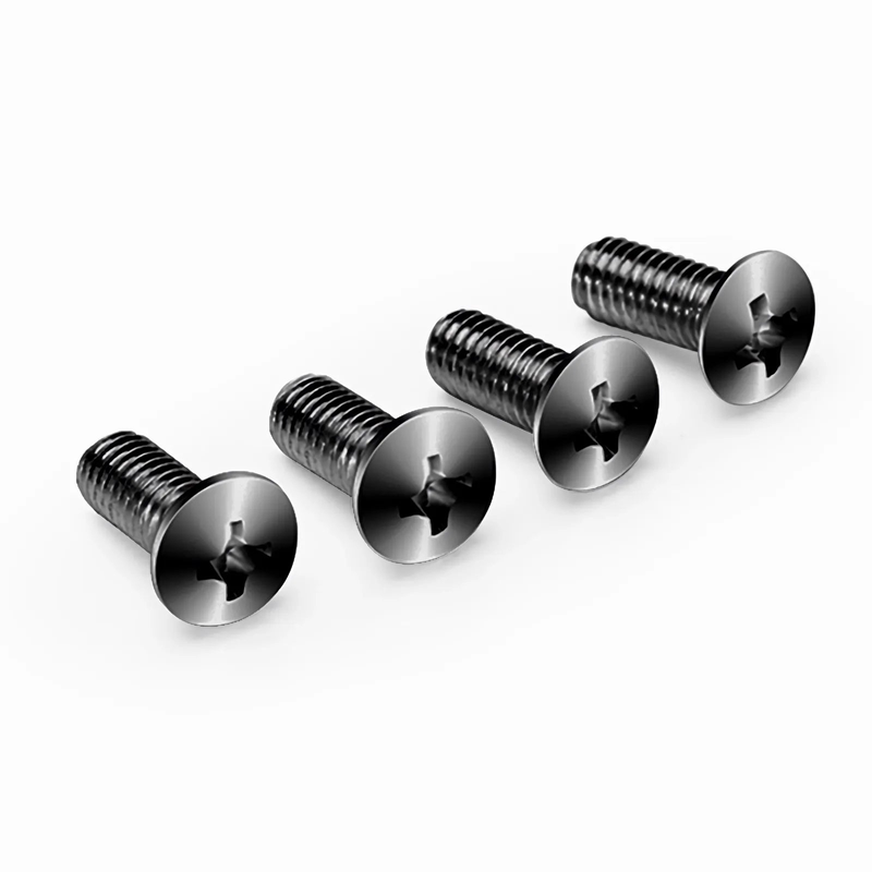SFPS M6A20mm Screw and Nut, Zinc-plated, Black, 50pcs/Pack