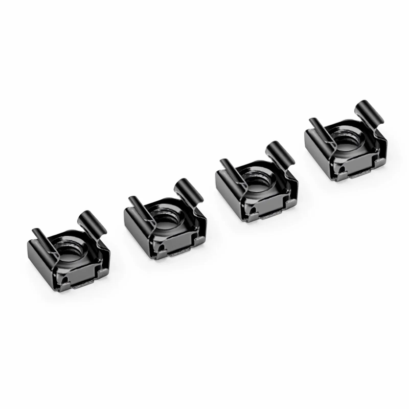 SFPS M6A20mm Screw and Nut, Zinc-plated, Black, 50pcs/Pack
