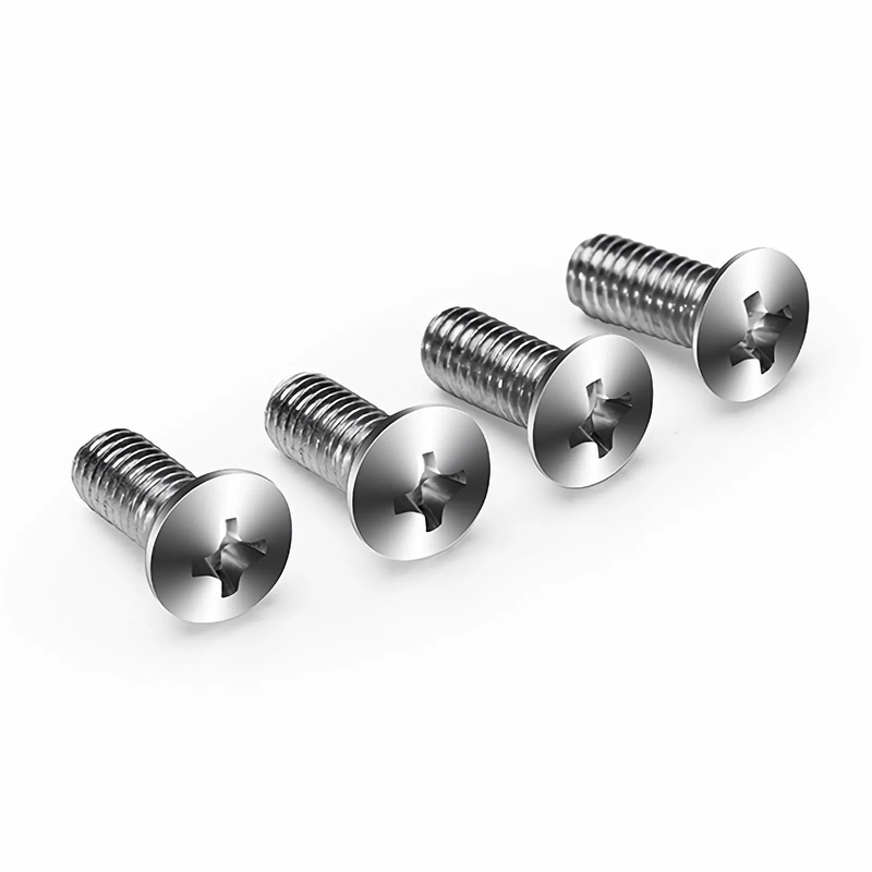 SFPS M5A16mm Model Screw and Nut, Nickel-plated, Silver, 50pcs/Pack