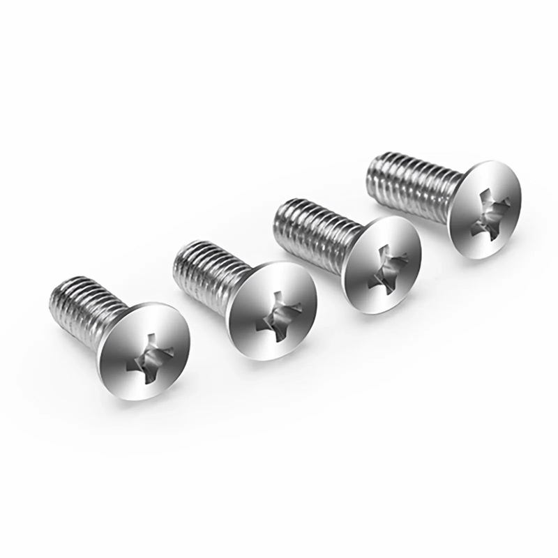 SFPS M6A20mm Screw and Nut, Nickel-plated, Silver, 50pcs/Pack