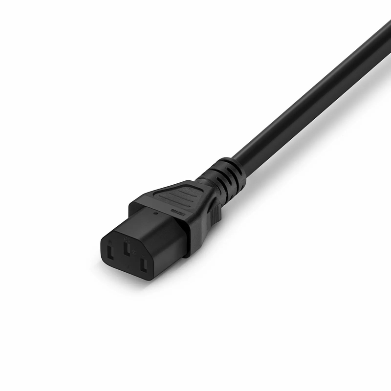 SFPS 3ft (0.9m) IEC60320 C20 to IEC60320 C13 14AWG 250V/15A Power Cord, Black