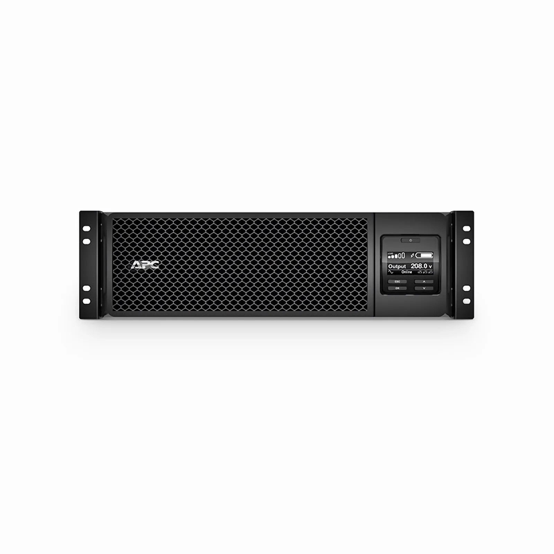 SFPS APC® Smart-UPS On-Line 5400VA Rackmount 3U UPS, 2x L6-20R+2x L6-30R NEMA Outlets, Network Card+SmartSlot and 1 Backup Battery Included