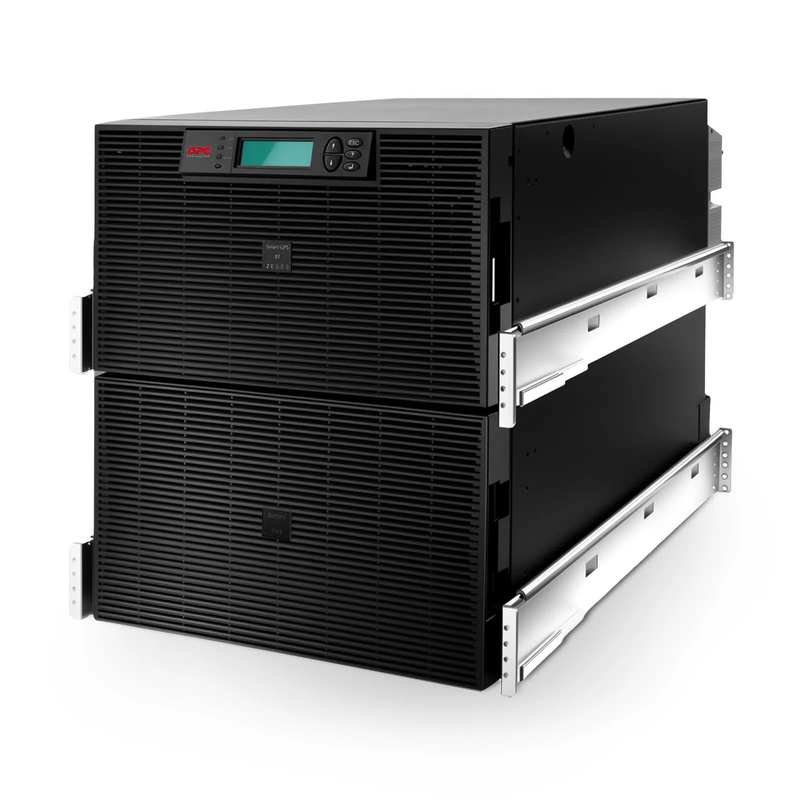 SFPS APC Smart-UPS RT, 20kVA/16kW, 208V, 4 x L6-20R & 2 x L6-30R NEMA Outlets, LCD & SmartSlot, 4 Replaceable Battery Modules Included, Rack 12U