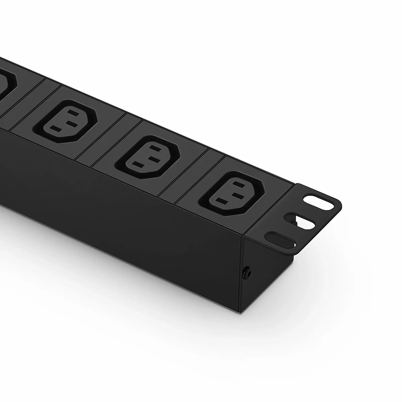 SFPS 1.8kW Single-Phase 16A/250V Basic Rack PDU, 8 x C13 Outlets, CEE7 Plug, 6.6ft Cord, 1U Rack-Mount