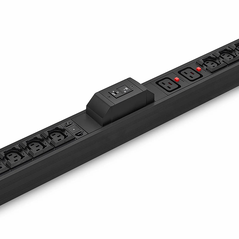 SFPS 7.36kW Single-Phase 32A/230V Basic Rack PDU, 20 x C13 & 4 x C19 Outlets, IEC309 32A 2P + E Plug, 10ft Cord, 0U Vertical