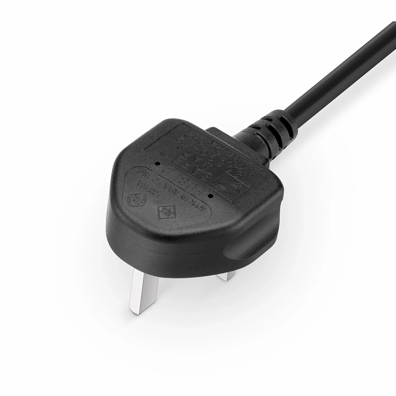SFPS 6ft (1.8m) BS 1363 to IEC60320 C19 3 x 1.5mmA² 250V/13A Power Cord, Black