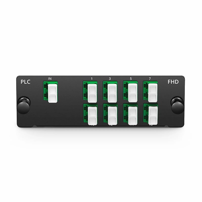 SFPS 1 x 16 PLC Fiber Splitter, Standard FHD Cassette LC/APC, Singlemode, for Optical LAN