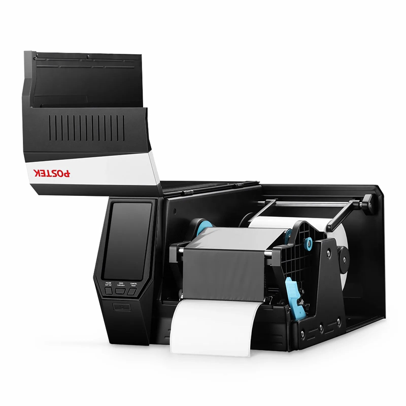 SFPS Postek GX6 Industrial Label Printer with HEATA, 4.5" Color LCD Touch Screen, 600dpi, 5ips Print Speed