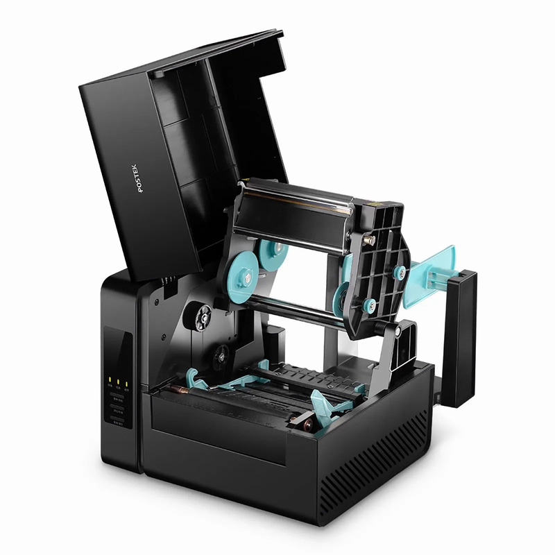 SFPS Postek E300i Commercial Label Printer with HEATA, 4.5" Color LCD Touch Screen, 300dpi, 4ips Print Speed