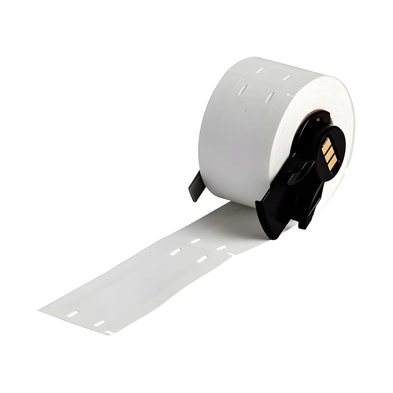 SFPS 3 in.H x 0.758 in.W Cable Tie Labels for M611 Printers, White, 100 Labels/Roll