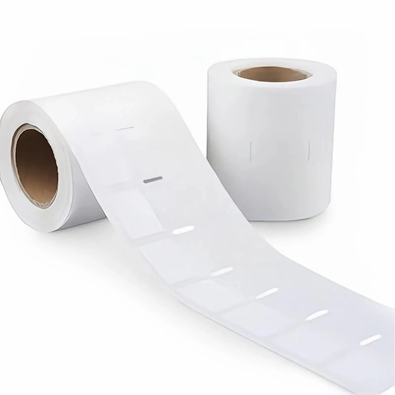 SFPS 0.75in.H x 1.75in.W Printable Self-laminating Labels, PET, White, 500Labels/Roll