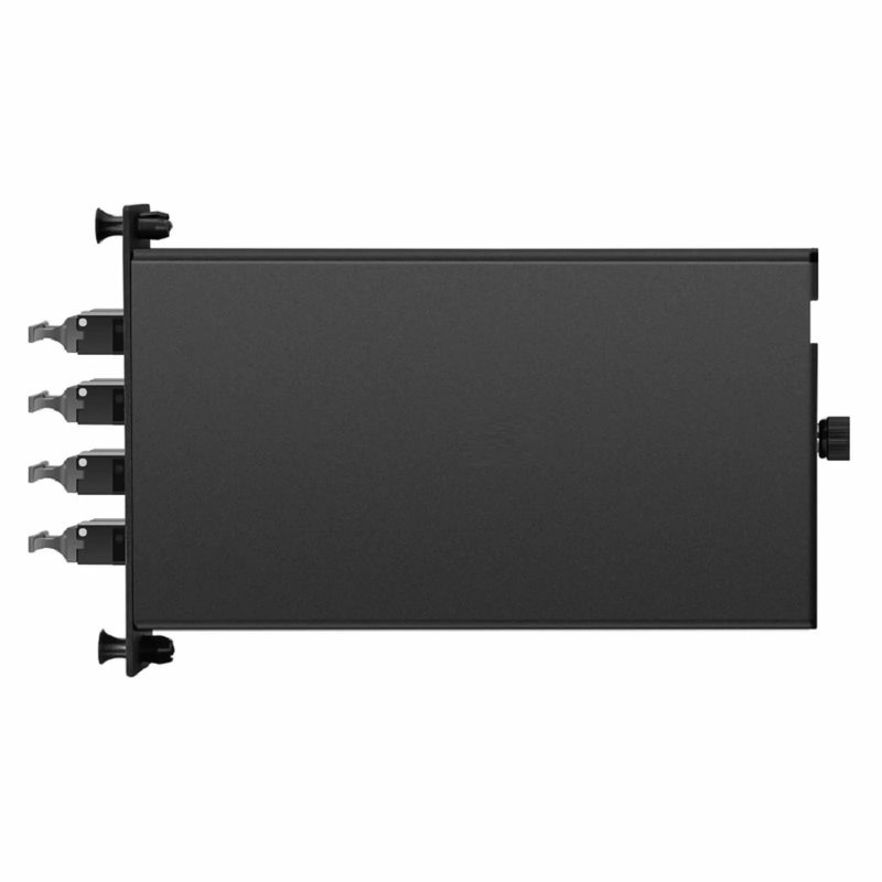 SFPS FHDA LC Splice Cassette with Pigtails, 24 Fibers OM4 Multimode,12 x LC UPC Duplex (Aqua), 0.3dB Max.