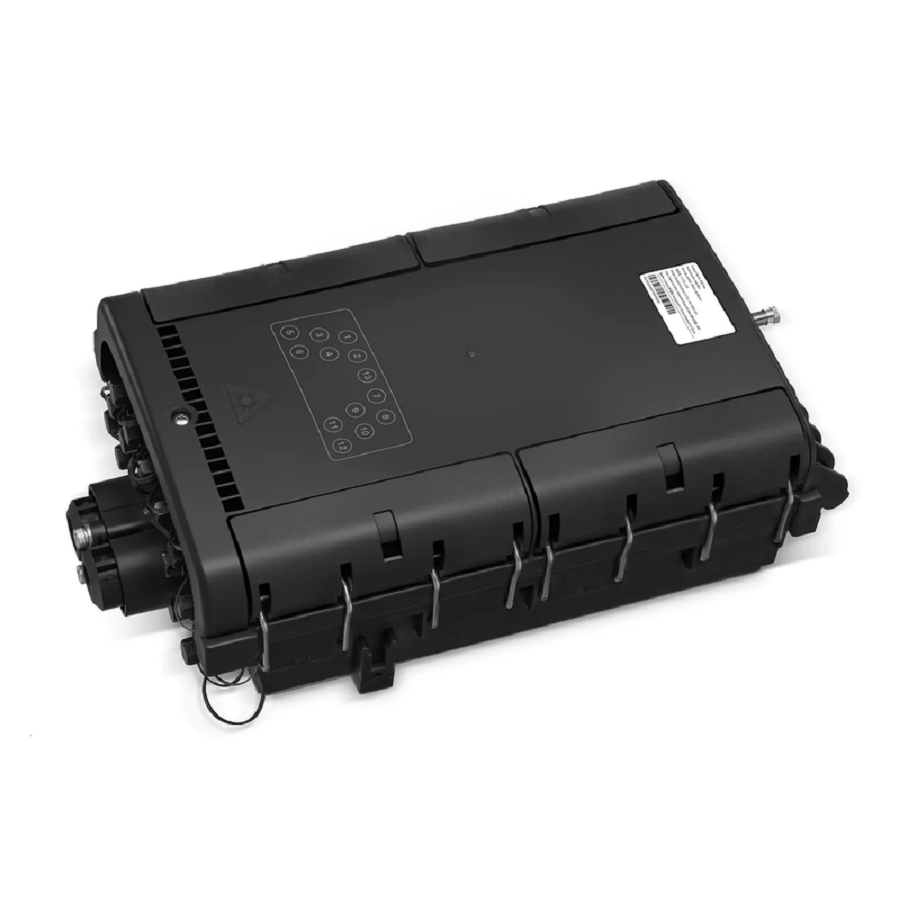 SFPS Fully Pre-Terminated Fiber Distribution Hub Box for Quick ODN, 1 Uncut Port, 13 SC/APC Hardened Adapters, Mechanical Seal, Supports 1:2/1:4/1:8 Mini Splitters, PP+GF, IP68, Wall/Pole/Aerial Mount, Indoor/Outdoor
