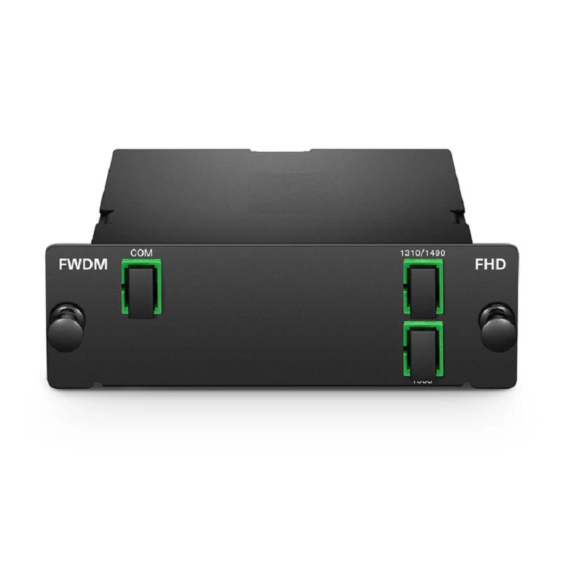 SFPS FHDA MTP®-LC Cassette, OM4 Multimode, Universal, 8 Fibers, MTP®-8 (Male) to 4 x LC Duplex (Aqua), 0.35dB Max.