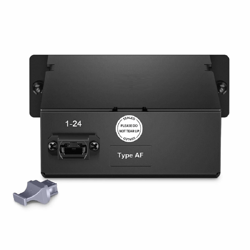 SFPS FHDA MTP®-LC Cassette, OM5 Multimode, Type A, 12 Fibers, MTP®-12 (Male) to 6 x LC Duplex, 0.35dB Max.