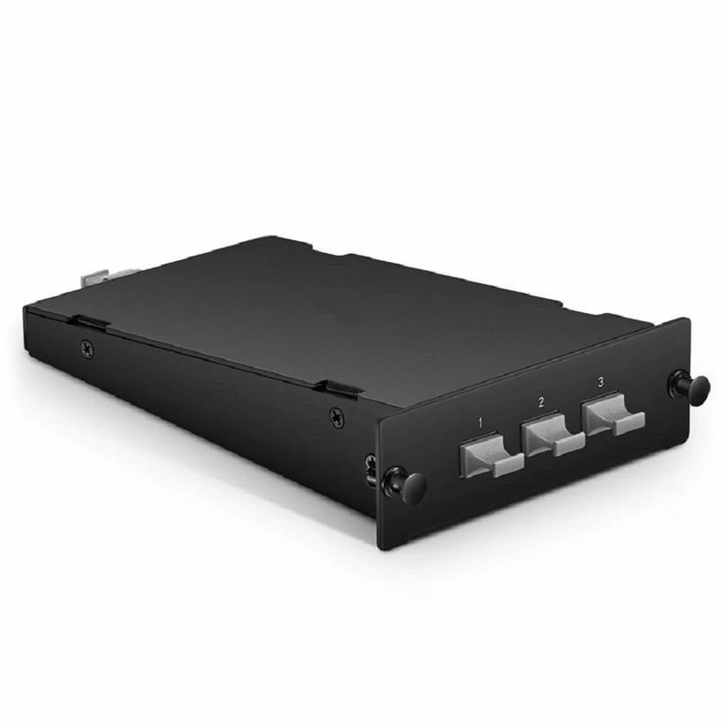SFPS FHDA MTP®-MTP® Conversion Cassette, 4 x MTP®-12 (Male) to 6 x MTP®-8 (Male), 48 Fibers, OM4 Multimode, Universal, 0.35dB Max.