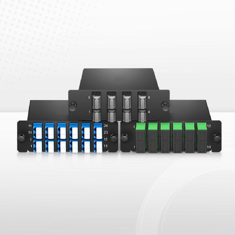 SFPS FHDA LC Splice Cassette with Pigtails, 24 Fibers OS2 Single Mode, 12 x LC APC Duplex (Green), 0.3dB Max.