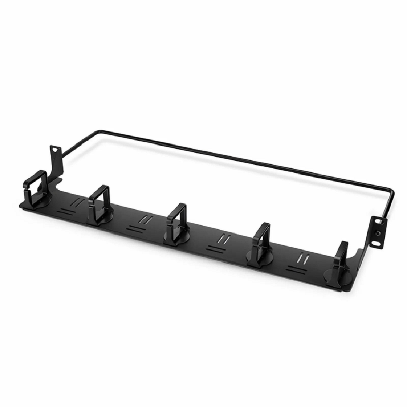 SFPS FHDA High Density 1U Rack Mount Blank Enclosure Unloaded, Detachable Cable Management Lacer Panel and Bar, Holds up to 4 x FHDA Panels, 144 Fibers (LC)