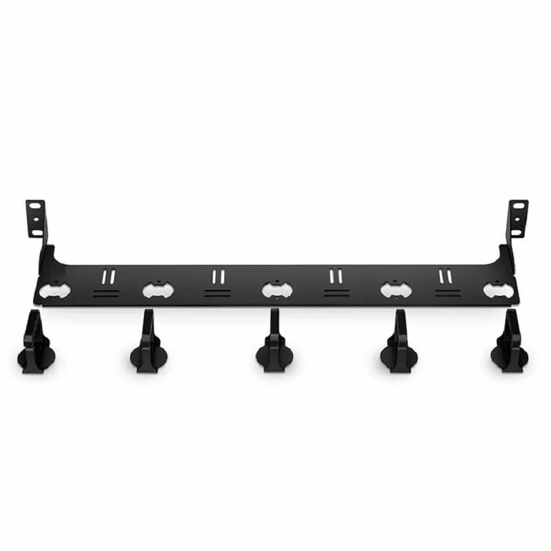 SFPS FHDA High Density 1U Rack Mount Blank Enclosure Unloaded, Detachable Cable Management Lacer Panel and Bar, Holds up to 4 x FHDA Panels, 144 Fibers (LC)