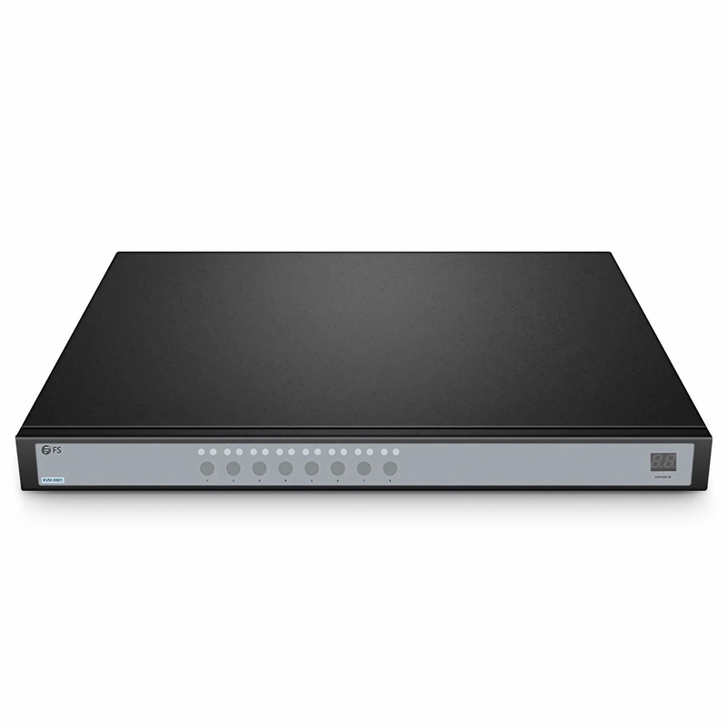 SFPS 8-Port VGA 1U Rack-Mount KVM Switch, 8 x VGA Cables Included