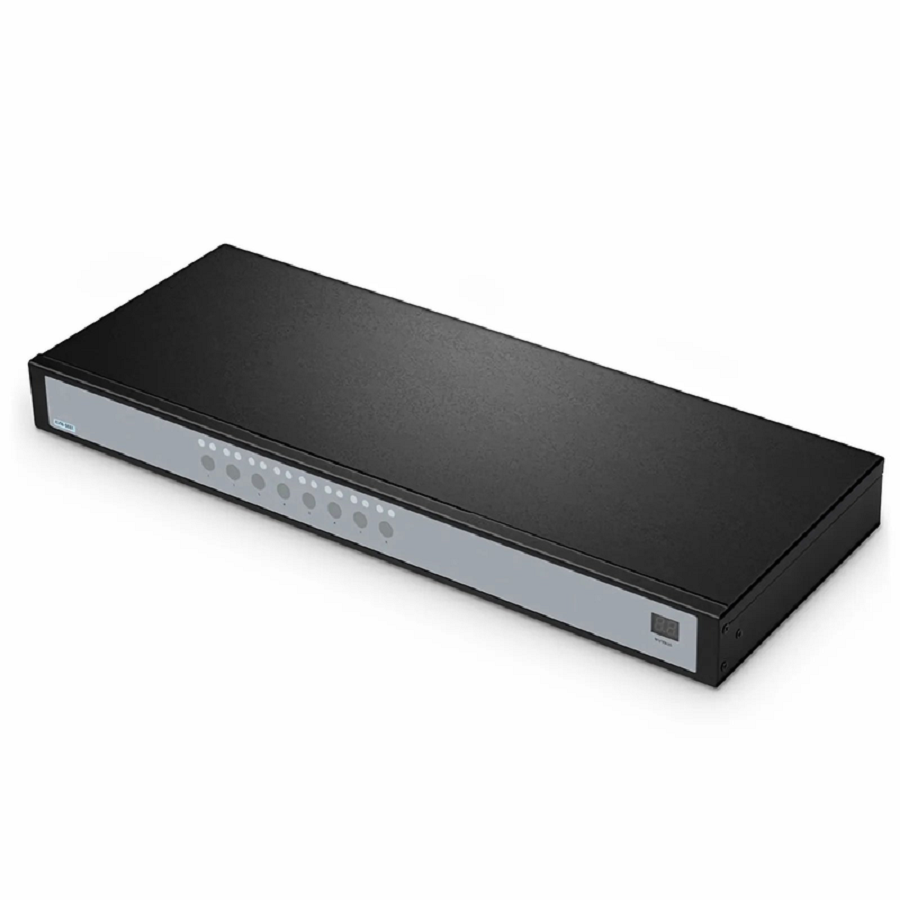 SFPS 8-Port VGA 1U Rack-Mount KVM Switch, 8 x VGA Cables Included
