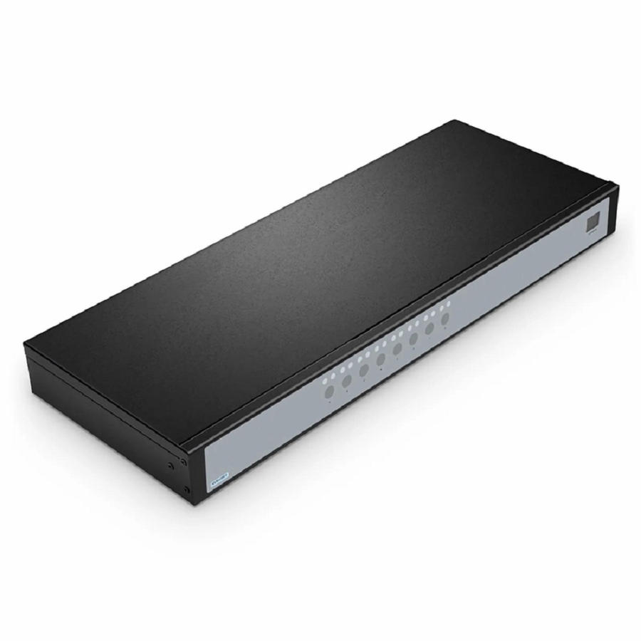 SFPS 8-Port VGA 1U Rack-Mount KVM Switch, 8 x VGA Cables Included
