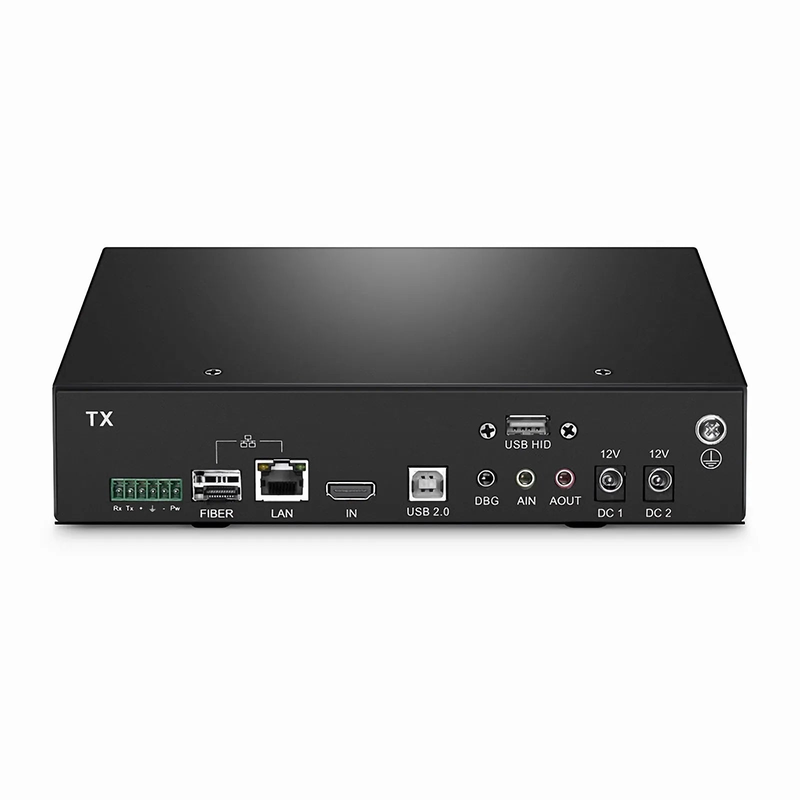 SFPS 4K HDMI USB HID IP KVM Matrix Transmitter Set with Audio and EDID over Fiber Optic Cable for 20km and Cat5e/6/6a/7 for 120m, 3840x2160@60Hz