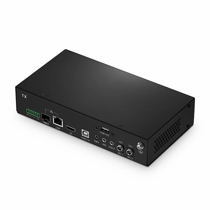 SFPS 4K HDMI USB HID IP KVM Matrix Transmitter Set with Audio and EDID over Fiber Optic Cable for 20km and Cat5e/6/6a/7 for 120m, 3840x2160@60Hz