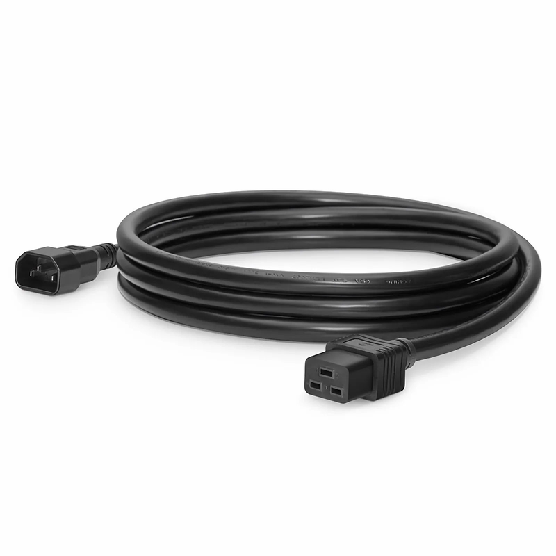 SFPS 10ft (3m) IEC60320 C14 to IEC60320 C19 14AWG 250V/15A Power Cord, Black