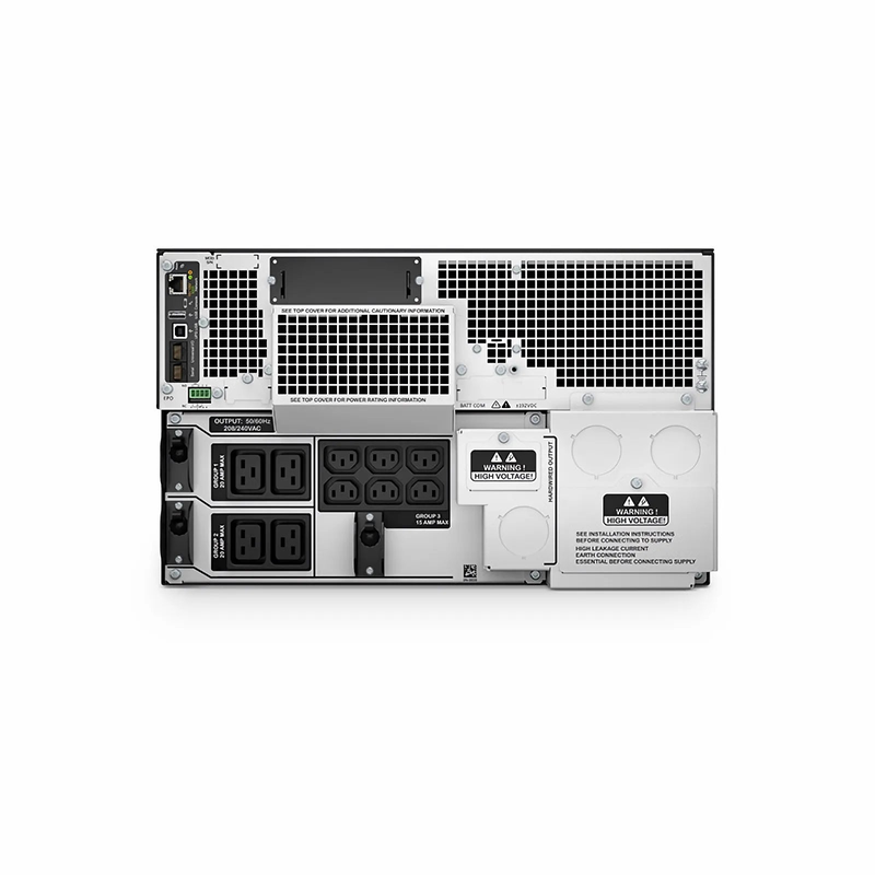 SFPS APC® Smart-UPS On-Line 10000VA/10000W Rackmount 6U UPS, 6x C13+4x C19 IEC Outlets, Network Card+SmartSlot and 1 Backup Battery Included