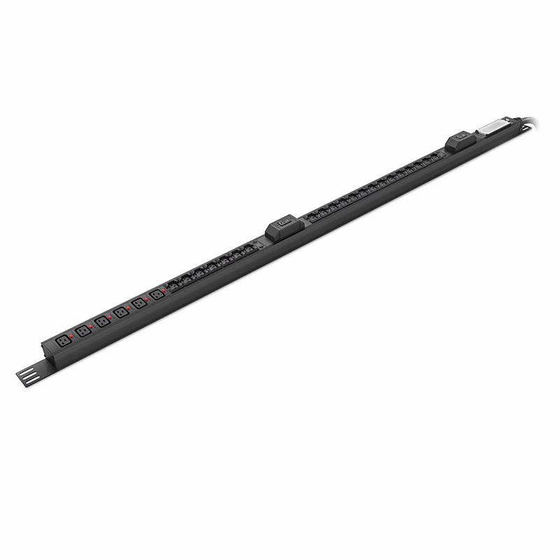 SFPS 14.49kW Single-Phase 63A/230V Basic Rack PDU, 21 x C13 & 6 x C19 Outlets, IEC309 63A 2P + E Plug, 10ft Cord, 0U Vertical