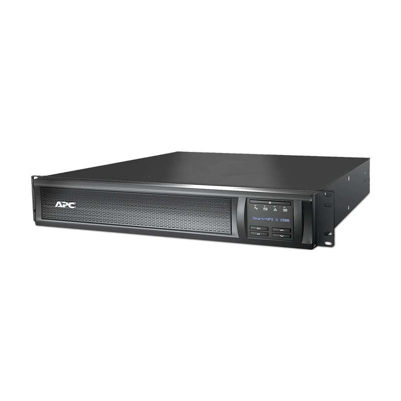 SFPS APC Smart-UPS X, Line Interactive, 1500VA/1350W, 120V, 8 x NEMA 5-15R Outlets, SmartConnect & SmartSlot, 1 Replaceable Battery Module Included, Rack 2U/Tower Convertible