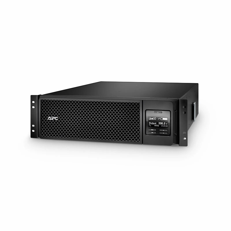 SFPS APC® Smart-UPS On-Line 5000VA Rackmount 3U UPS, 4x C13+4x C19 IEC Outlets, Network Card+SmartSlot and 3 Backup Batteries Included