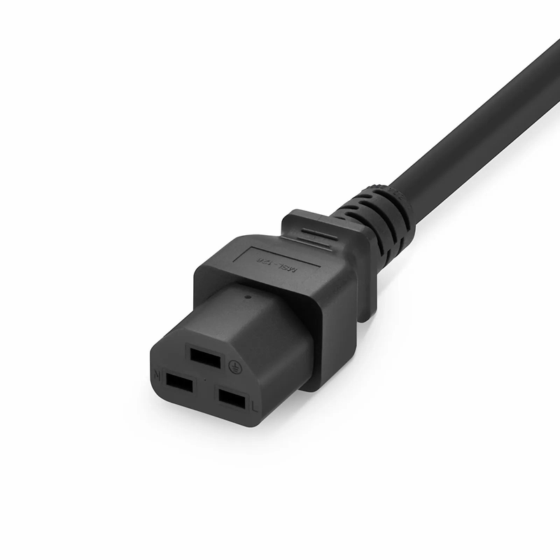 SFPS 6ft (1.8m) IEC60320 C14 to IEC60320 C21 Heavy-Duty 14AWG 250V/15A Power Cord, Black