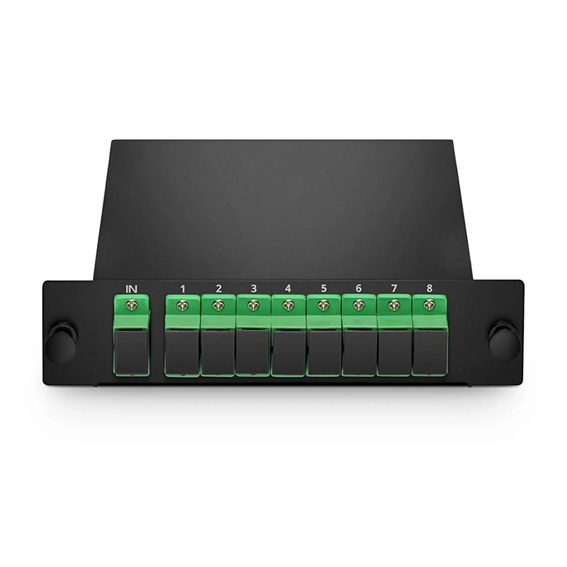 SFPS 1 x 8 PLC Fiber Splitter, Standard LGX Cassette, SC/APC, Singlemode