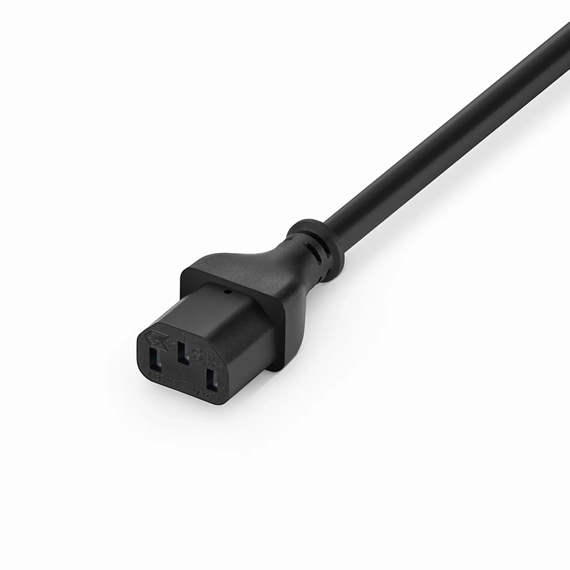 SFPS 3ft (0.9m) IEC60320 C14 to IEC60320 C13 16AWG 250V/13A Power Extension Cord, Black