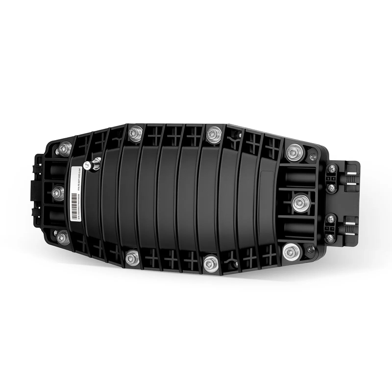 SFPS 48 Fibers 2In-2Out In-Line Fiber Optic Splice Closure, Mechanical Seal, with 1 Pre-installed Fusion Splice Tray