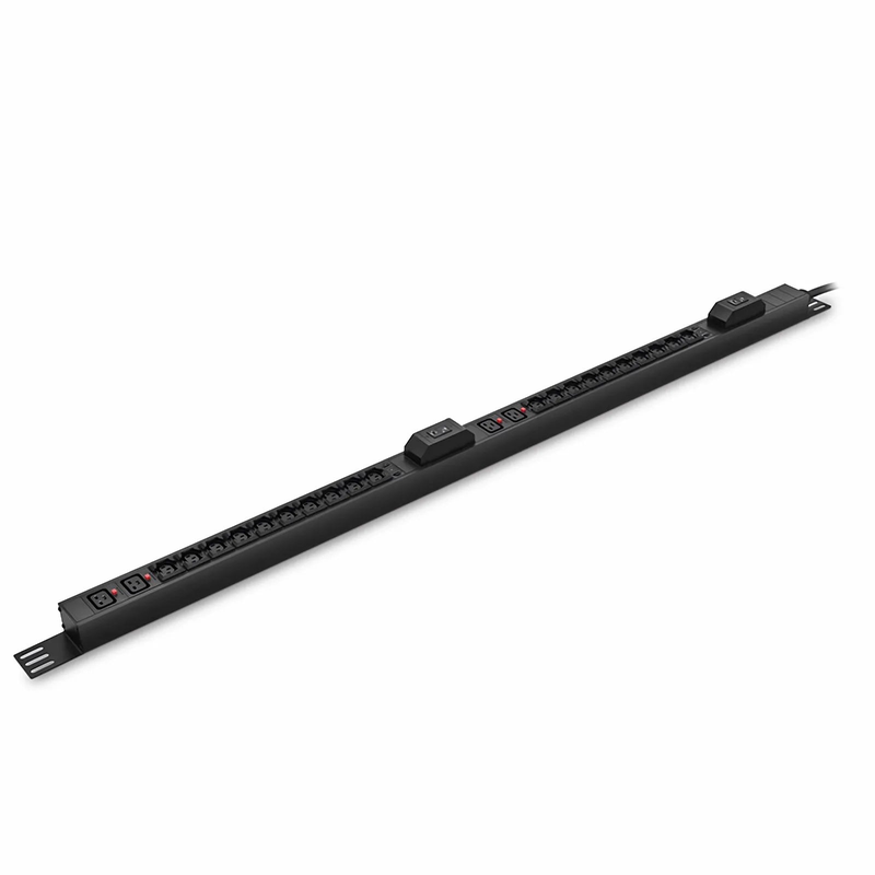 SFPS 7.36kW Single-Phase 32A/230V Basic Rack PDU, 20 x C13 & 4 x C19 Outlets, IEC309 32A 2P + E Plug, 10ft Cord, 0U Vertical