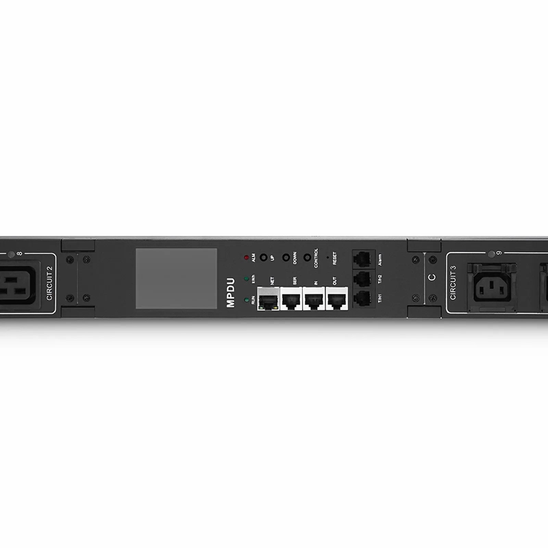 SFPS 21.06kW 3-Phase 32A/380V Switched Rack PDU, 21 x C13 & 3 x C19 Outlets, IEC309 32A 3P+N+E Plug, 10ft Cord, 0U Vertical