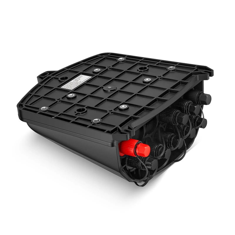 SFPS Fully Pre-Terminated End Box for Quick ODN, 9 ports, Hot-Melting (Non-open), 1x 8 splitter, SC Hardened Adapter, Insertion Loss 10.8dB, Return Loss 55dB, PP+GF, IP68, Wall/Pole/Aerial, Indoor/Outdoor