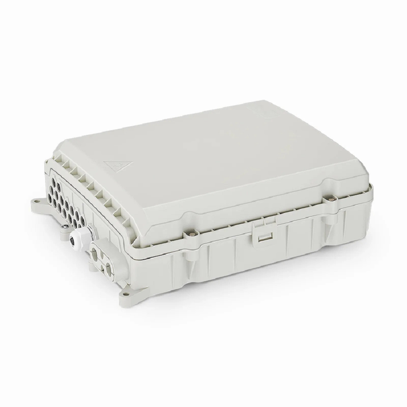 SFPS 16 Fibers Optic Distribution Box, SC/A, Plastic, Wall/Pole Mount, Indoor and Outdoor