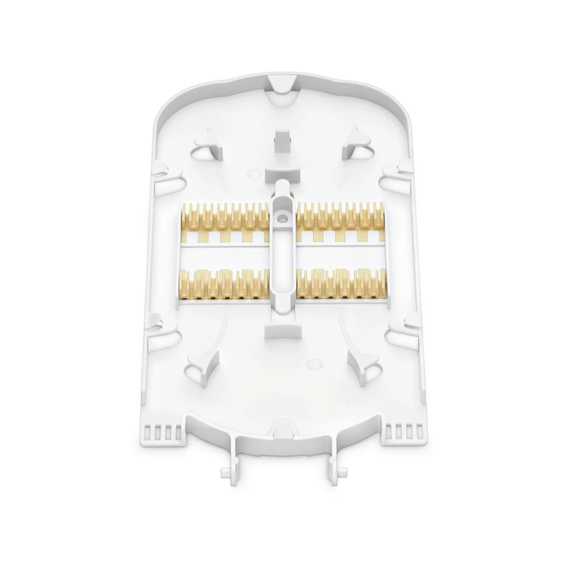 SFPS 24 Fibers Fusion Splice Tray for Heat-Shrink Fusion Splices, 0.39" x 4.33" x 9.21", Suitable for FS-S007R-1O4R-6-24F, FS-S007R-1O4R-10-24F, FS-S007-1O6R-12-24F