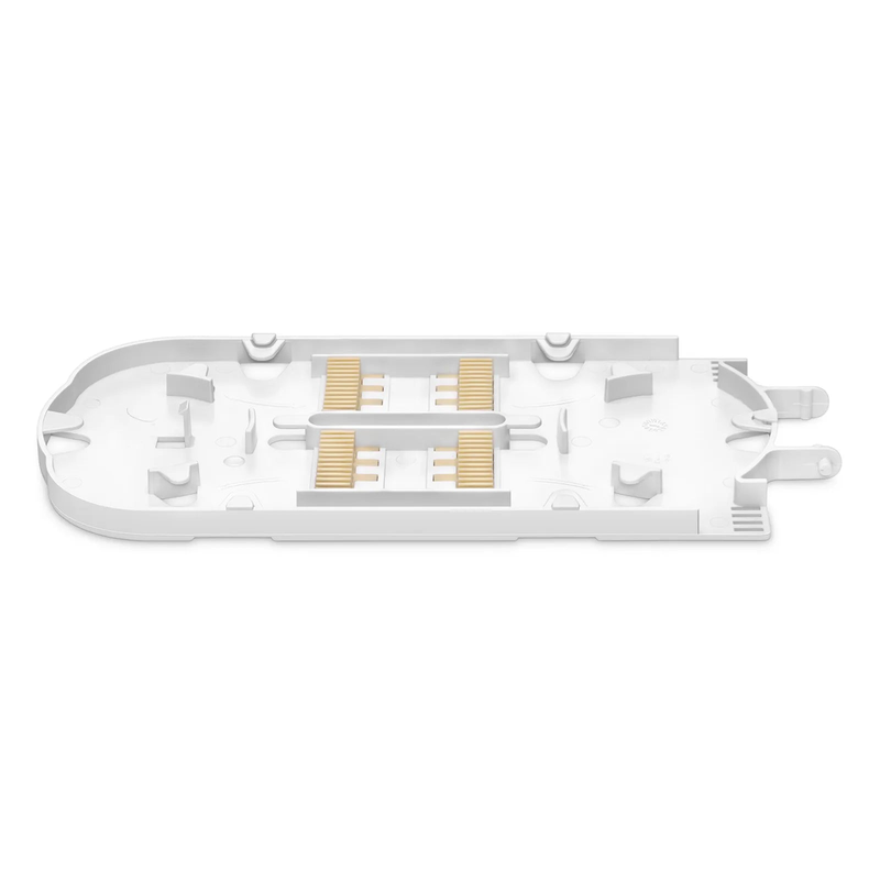 SFPS 24 Fibers Fusion Splice Tray for Heat-Shrink Fusion Splices, 0.39" x 4.33" x 9.21", Suitable for FS-S007R-1O4R-6-24F, FS-S007R-1O4R-10-24F, FS-S007-1O6R-12-24F