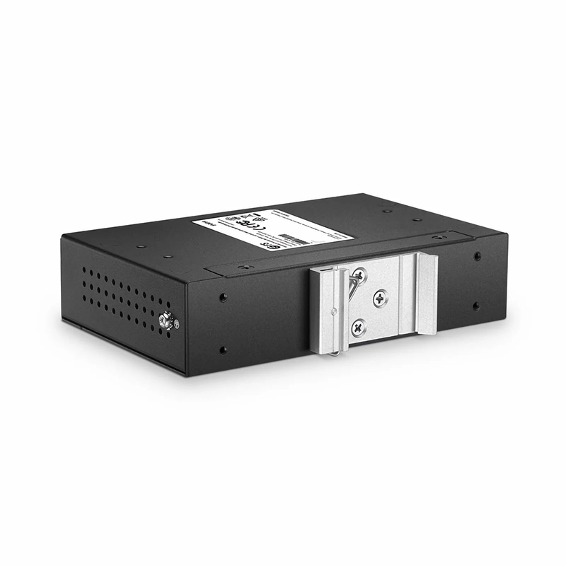 SFPS 5 Ports 10/100/1000M Gigabit PoE+ Extender, 1 in 4 out, Din-rail/Wall mountable, IEEE 802.3at/802.3af, -40 to 75A°C