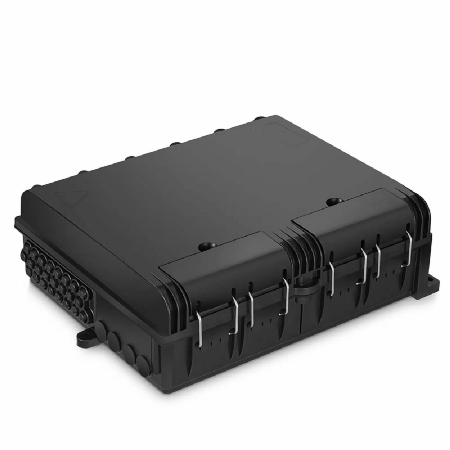SFPS 24 Fibers Optic Distribution Box, SC A/U and LC A/U, Plastic, Wall/Pole Mount, Indoor and Outdoor