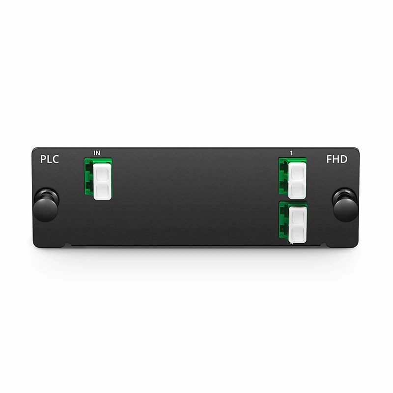 SFPS 1 x 4 PLC Fiber Splitter, Standard FHD Cassette LC/APC, Singlemode, for Optical LAN