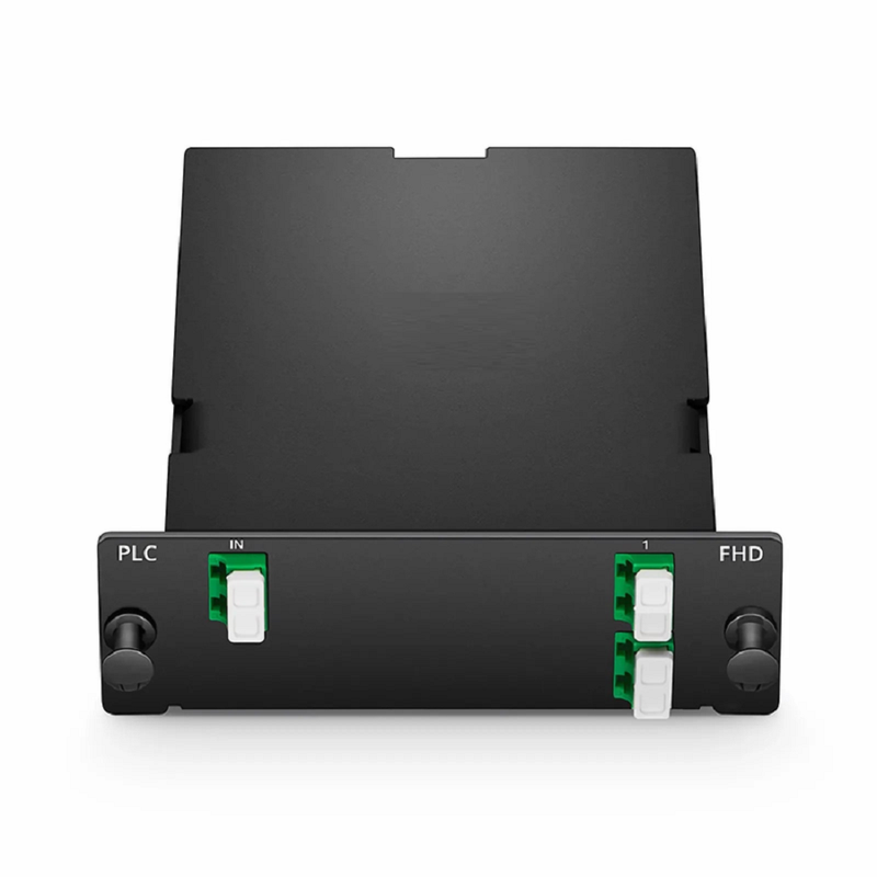 SFPS 1 x 2 PLC Fiber Splitter, Standard FHD Cassette LC/APC, Singlemode, for Optical LAN